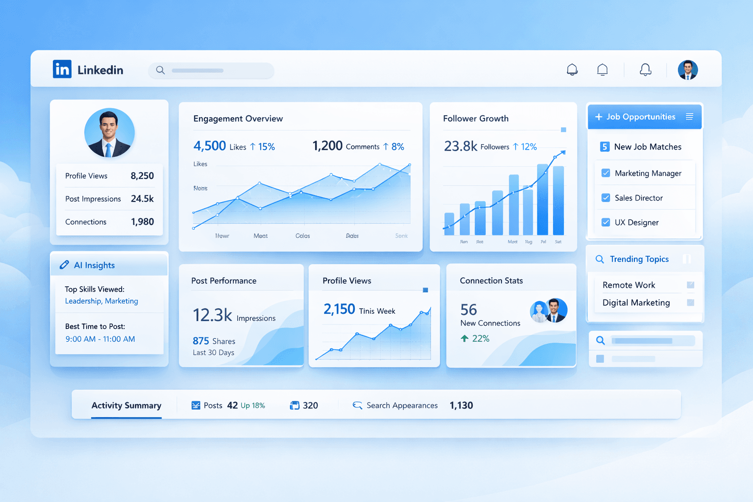LinkedIn Automation Platform - AI Post Generation